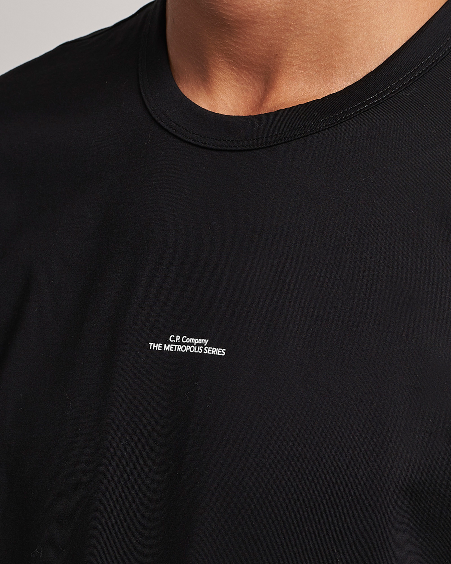 Herr | T-Shirts | C.P. Company | Metropolis Mercerized Jersey T-Shirts Black