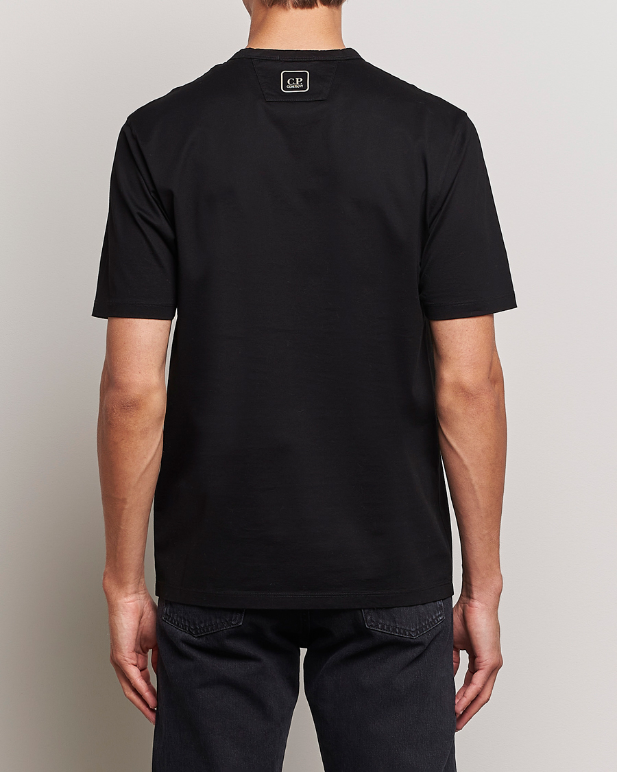 Herr | T-Shirts | C.P. Company | Metropolis Mercerized Jersey Logo T-Shirts Black