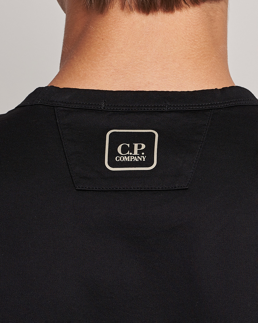 Herr | T-Shirts | C.P. Company | Metropolis Mercerized Jersey Logo T-Shirts Black