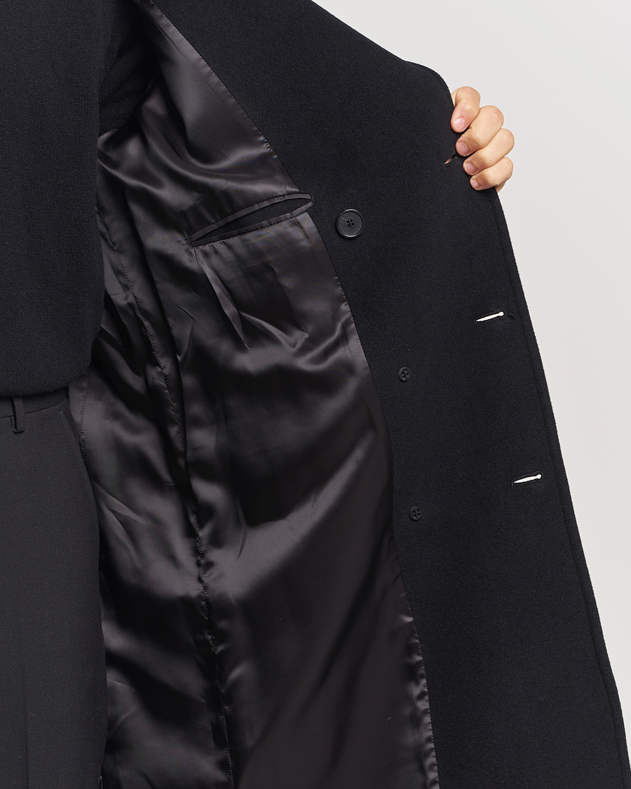 Herr | Jackor | Filippa K | Double Breasted Wool Coat Black