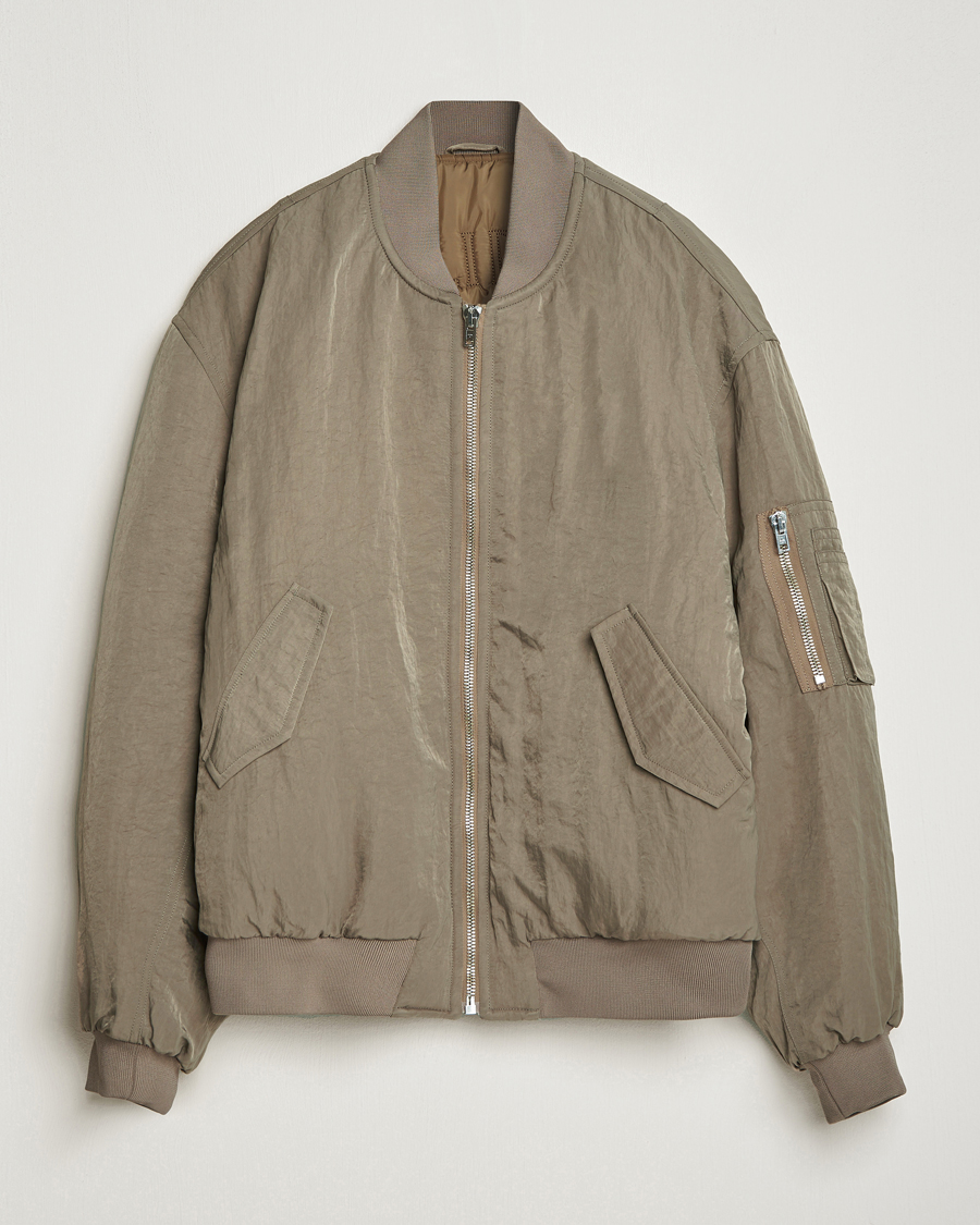 Herr | Jackor | Filippa K | Crinkled Bomber Jacket Nougat