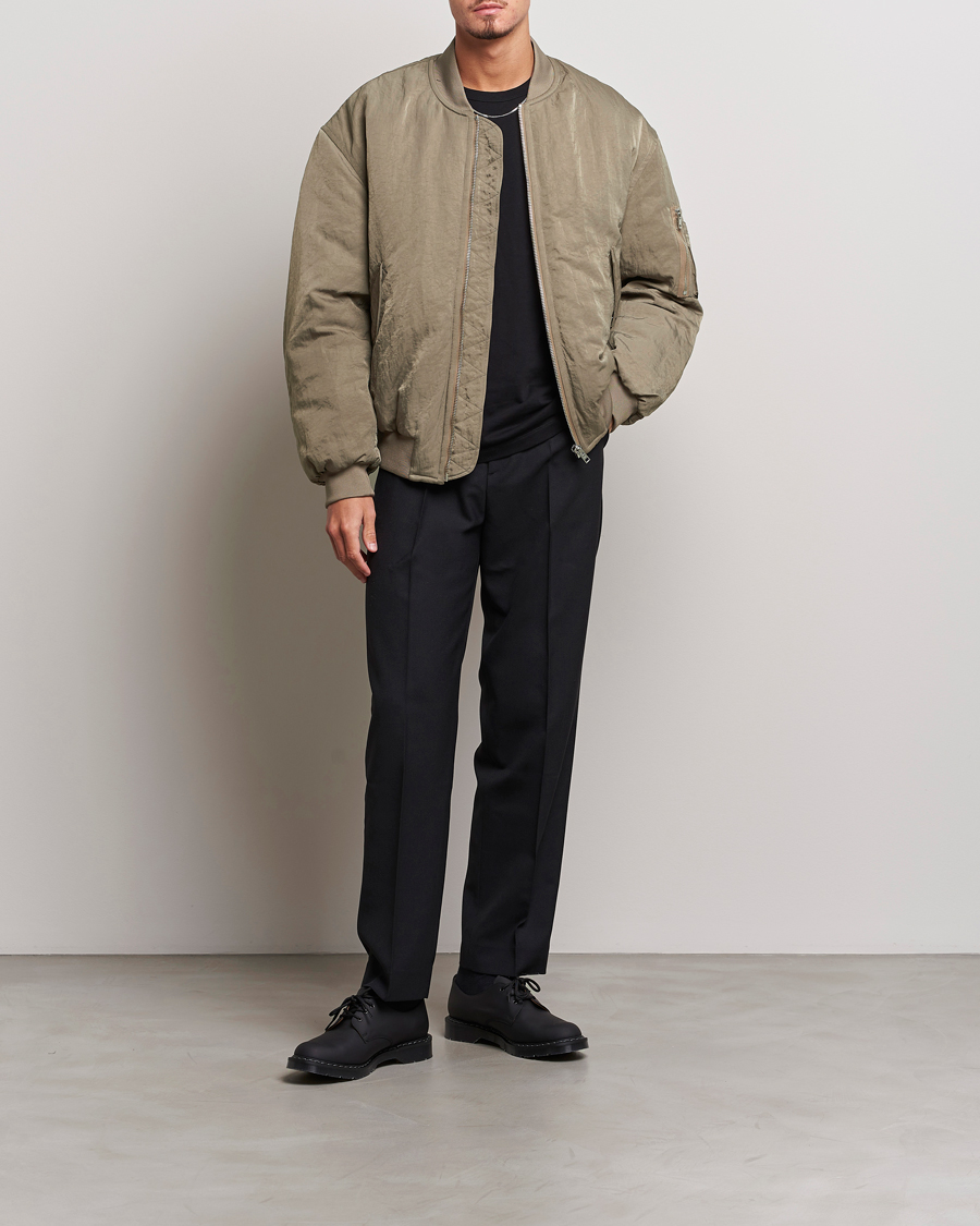 Herr | Jackor | Filippa K | Crinkled Bomber Jacket Nougat