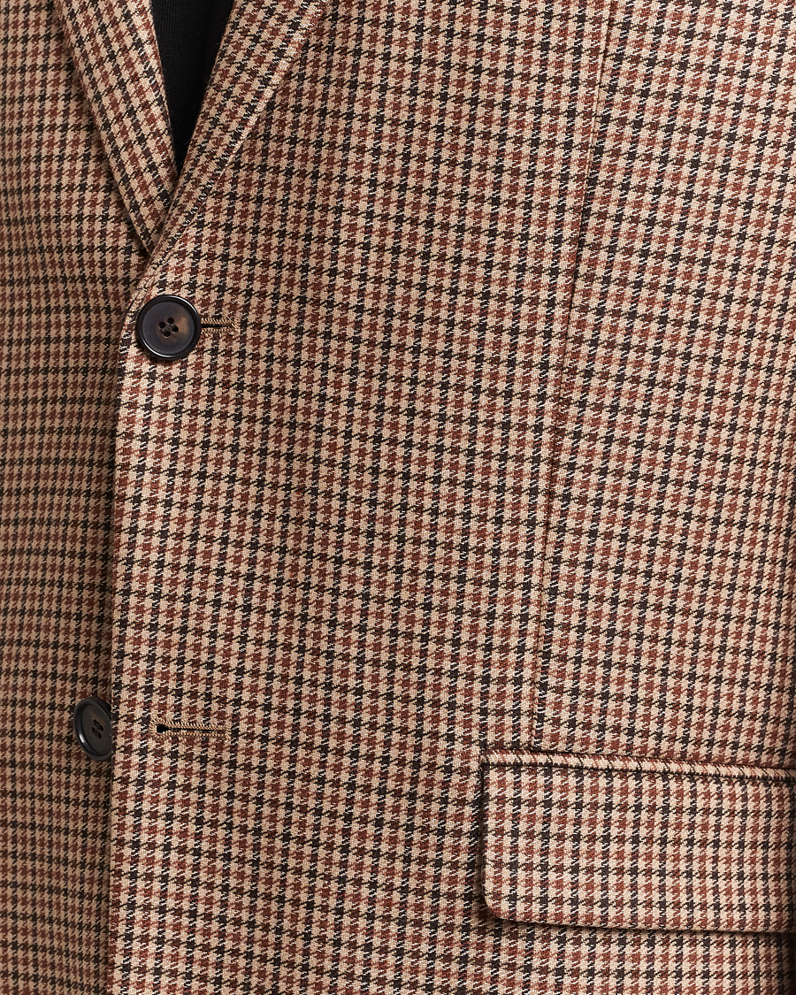 Herr | Kavajer | Filippa K | Wool Checked Blazer Beige/Brown