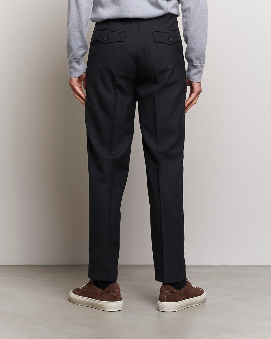 Herr | Byxor | Filippa K | Mateo Wool Trousers Black