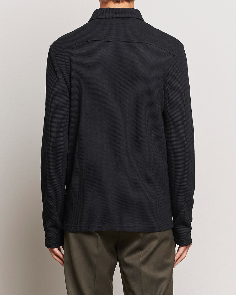 Herr | Skjortor | Filippa K | Waffle Jersey Shirt Black