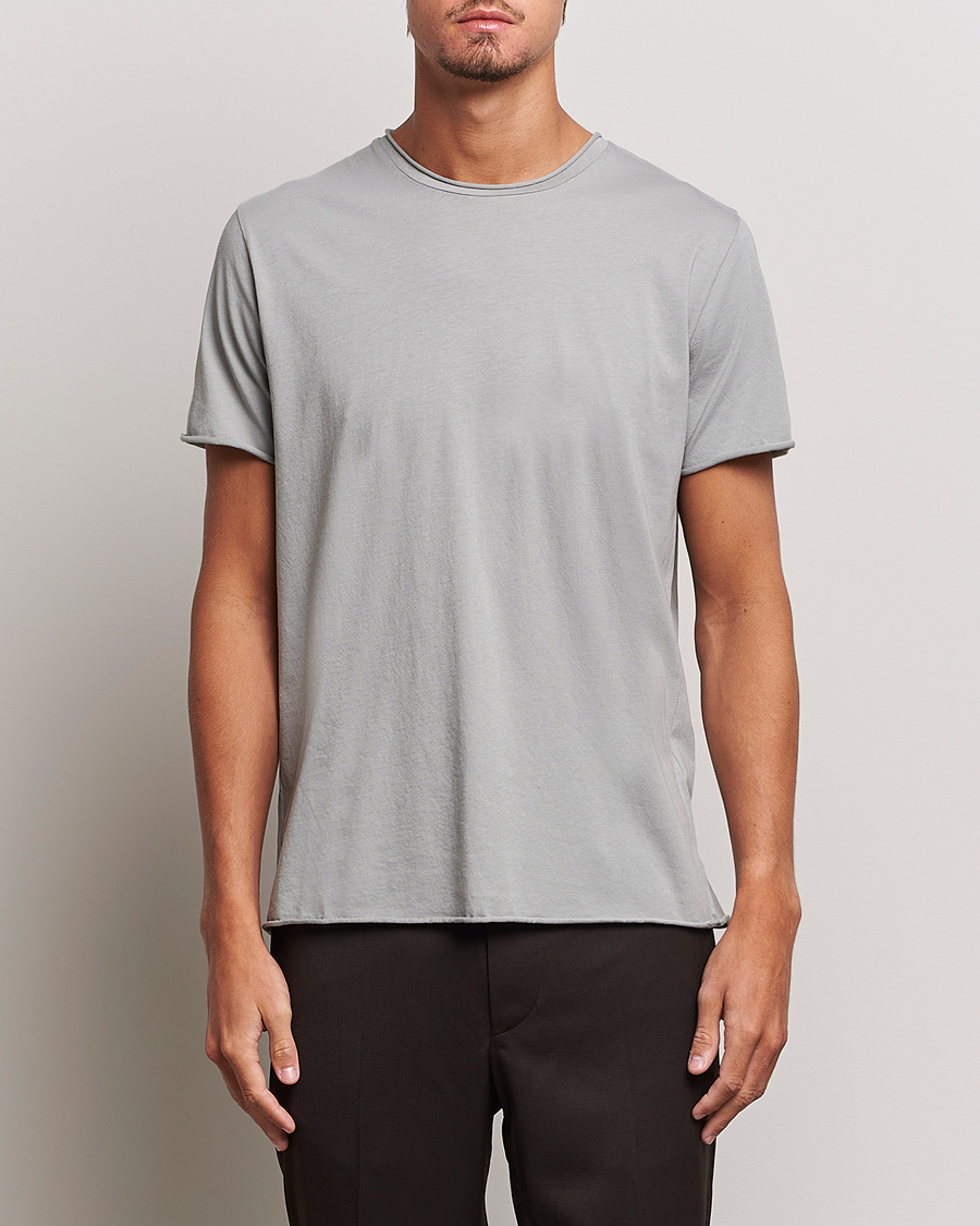 Herr | T-Shirts | Filippa K | Roll Neck T-Shirt Feather Grey
