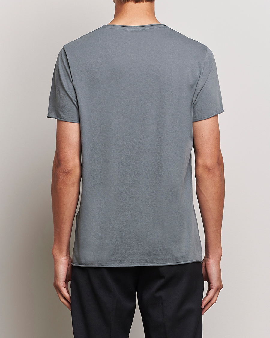 Herr | T-Shirts | Filippa K | Roll Neck T-Shirt Smoke Green