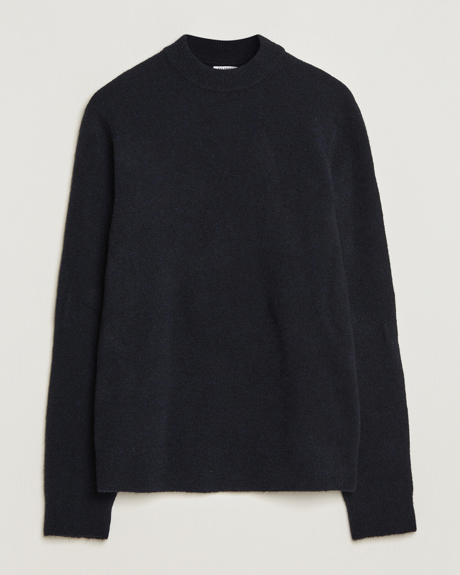 Herr | Tröjor | Filippa K | Johannes Yak Knitted Sweater Dark Navy