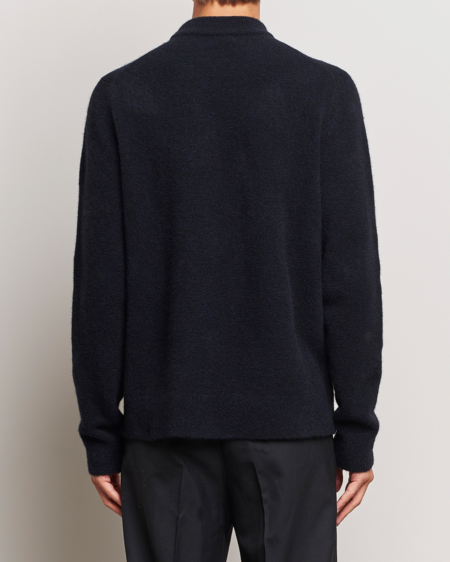 Herr | Tröjor | Filippa K | Johannes Yak Knitted Sweater Dark Navy