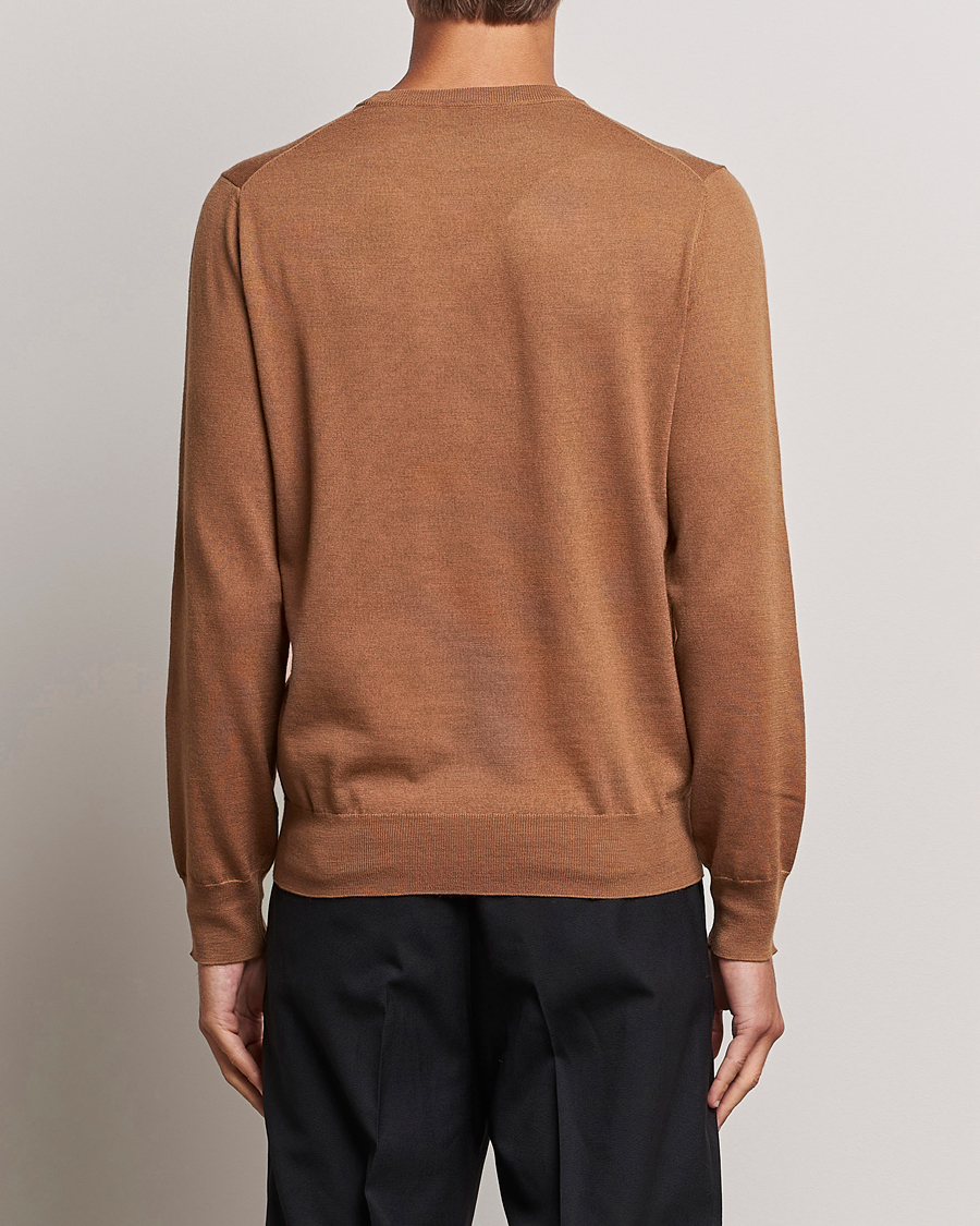 Herr | Tröjor | Filippa K | Merino Round Neck Sweater Camel