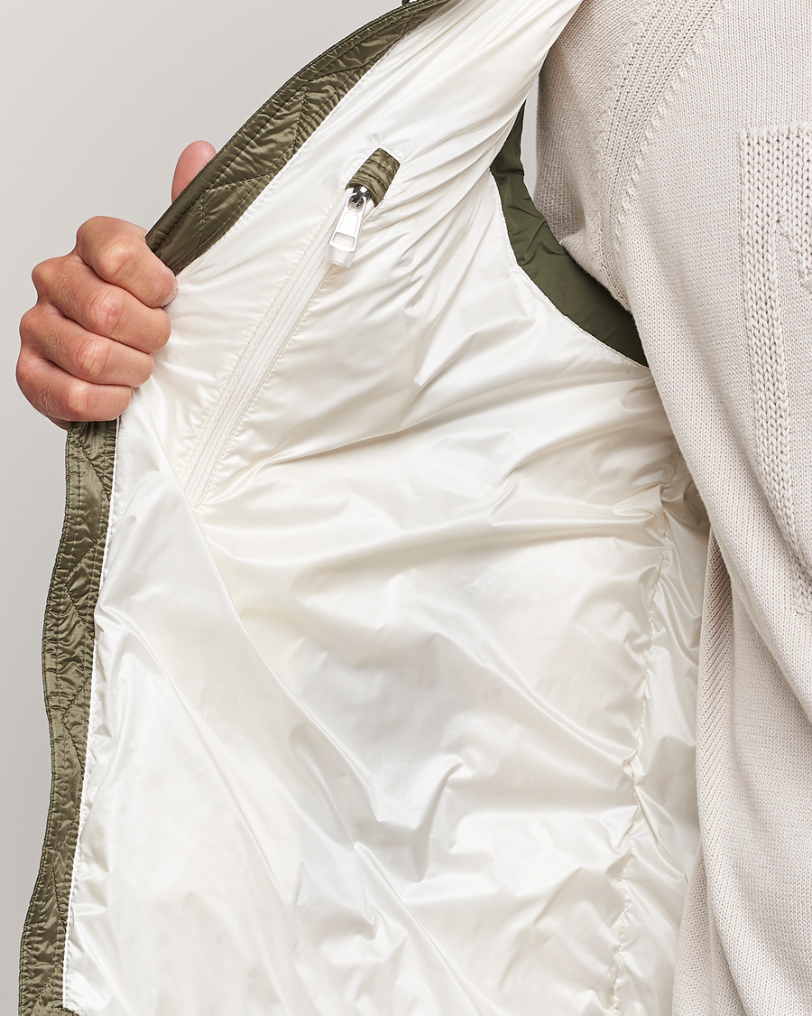 Herr | Jackor | Moncler | Oust Shearling Down Vest Olive