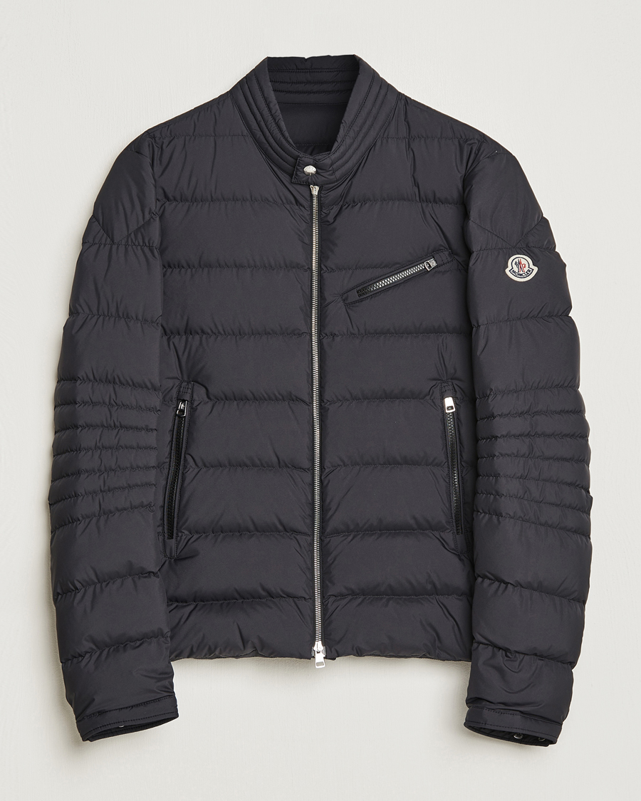 Herr | Jackor | Moncler | Authie Biker Jacket Black