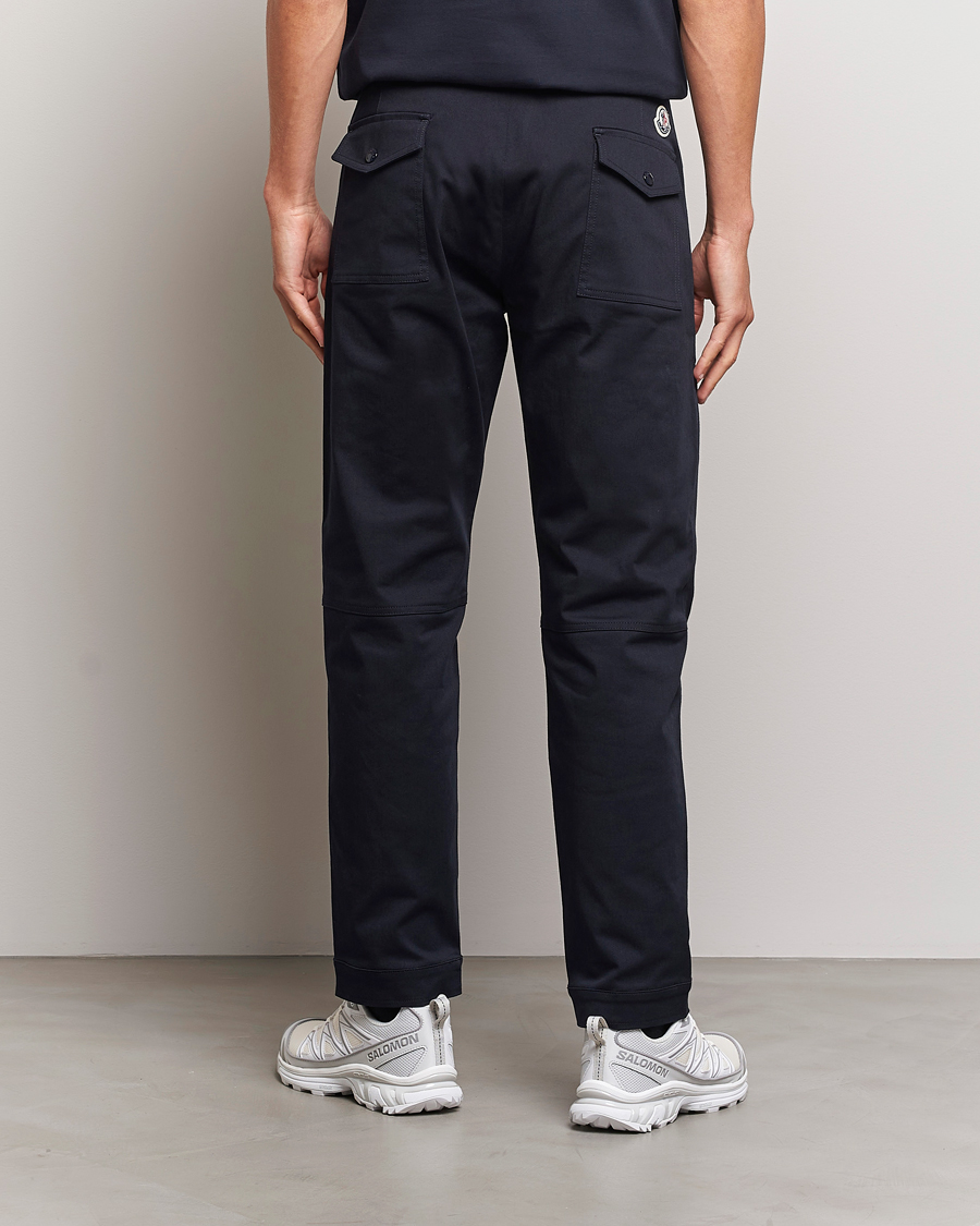 Herr | Byxor | Moncler | Technical Zip Trousers Navy