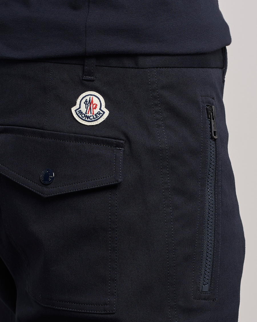 Herr | Byxor | Moncler | Technical Zip Trousers Navy