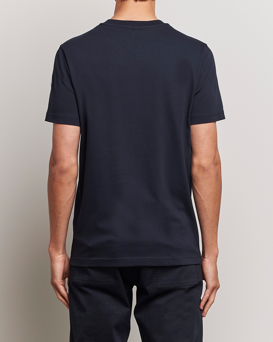 Herr | T-Shirts | Moncler | Embossed Logo T-Shirt Navy