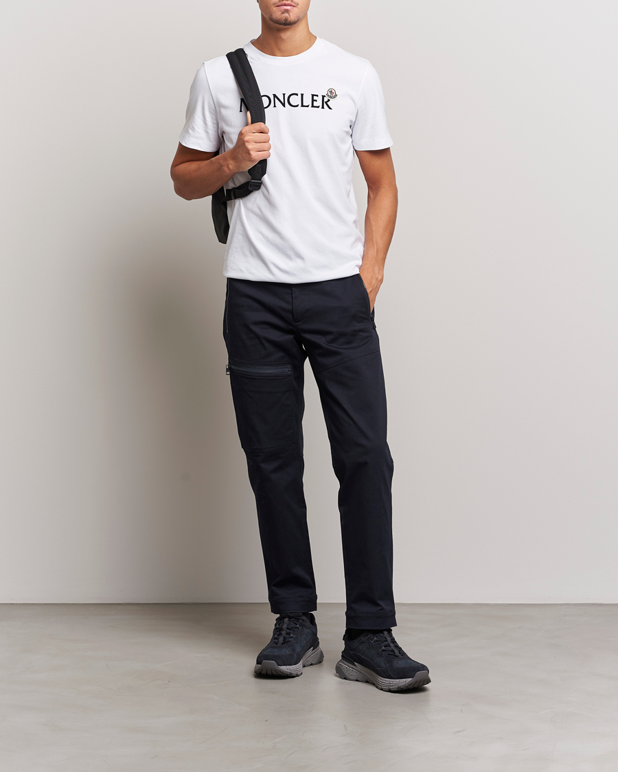 Herr | T-Shirts | Moncler | Lettering Logo T-Shirt White