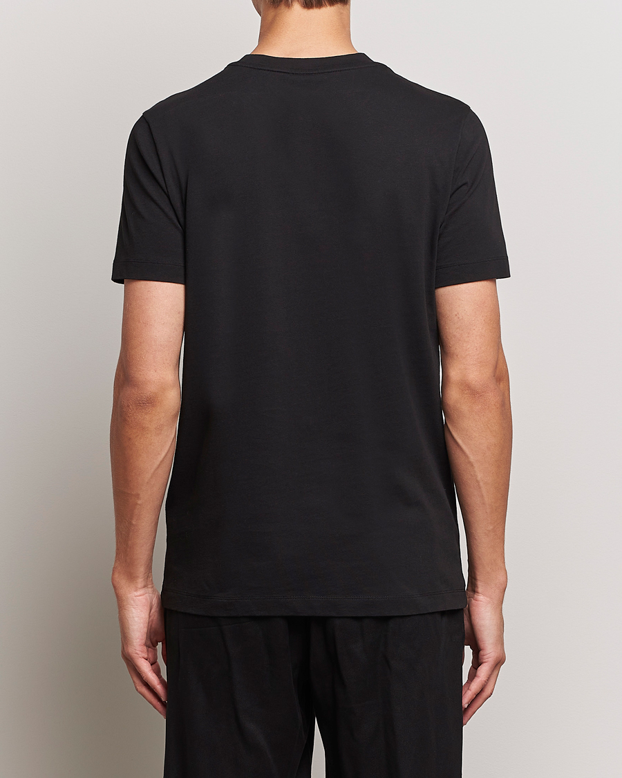 Herr | T-Shirts | Moncler | Lettering Logo T-Shirt Black