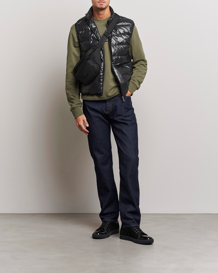 Herr | Tröjor | Moncler | Lettering Logo Sweatshirt Olive