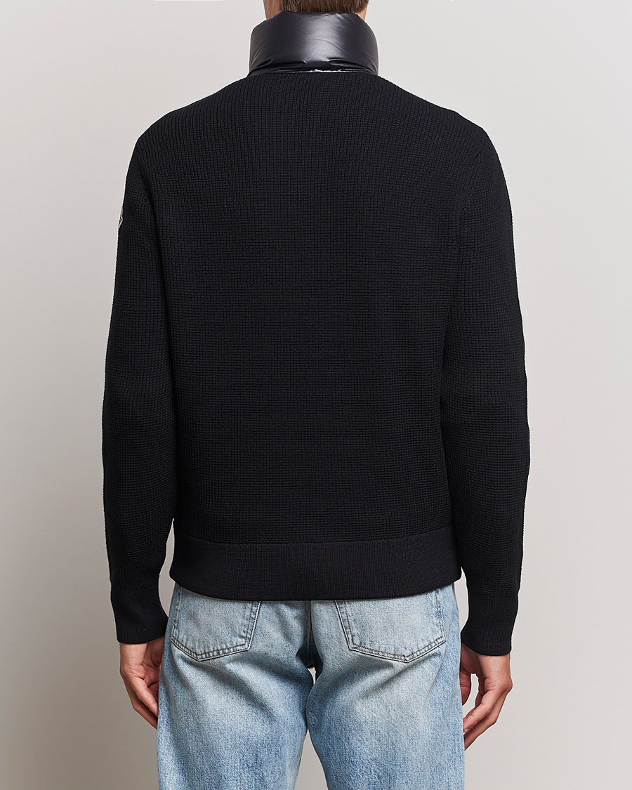 Herr | Tröjor | Moncler | Hybrid Zip Cardigan Black