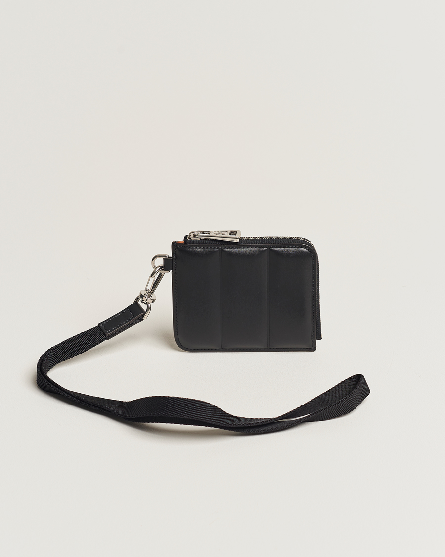 Herr | Moncler Strap Leather Wallet Black | Moncler | Strap Leather Wallet Black