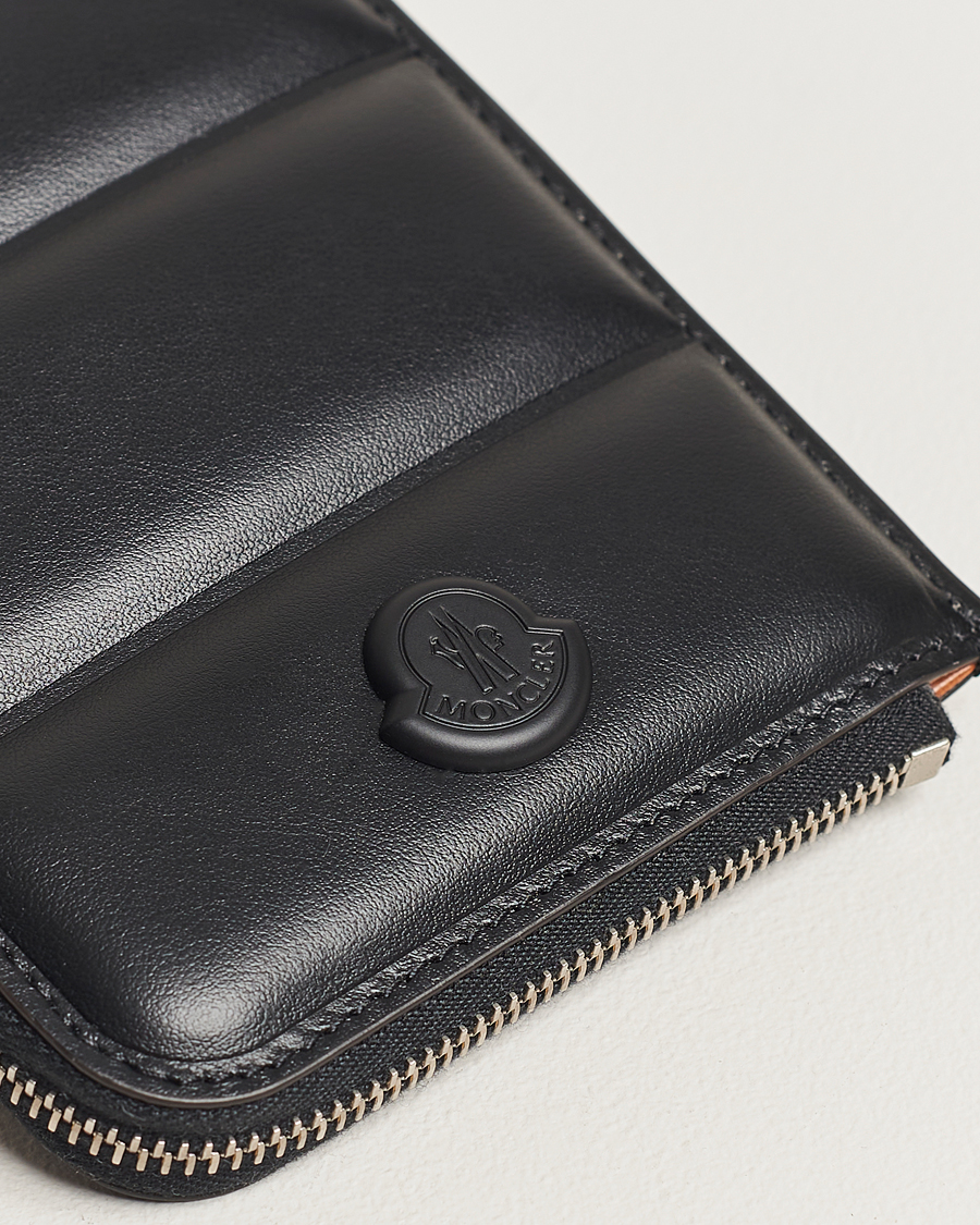 Herr | Moncler Strap Leather Wallet Black | Moncler | Strap Leather Wallet Black