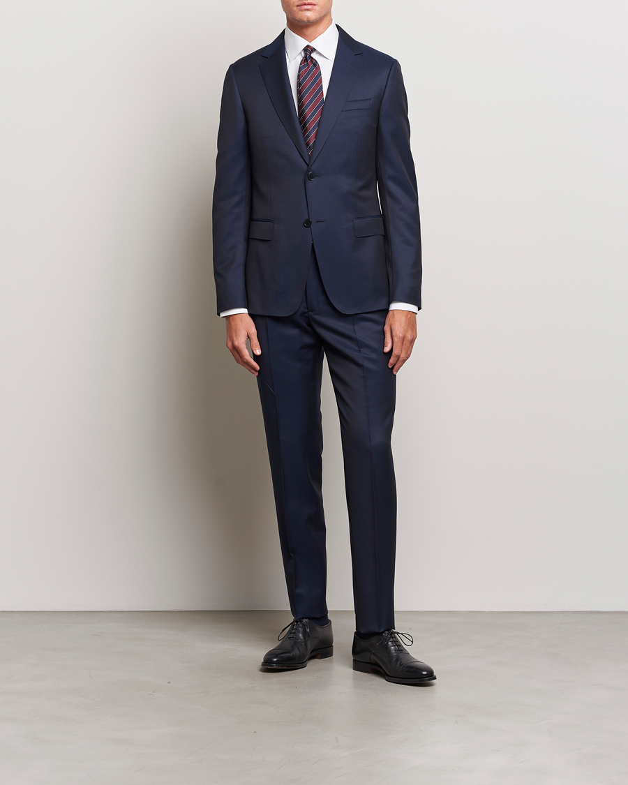 Herr | Kostymer | Zegna | Tailored Wool Suit Dark Blue