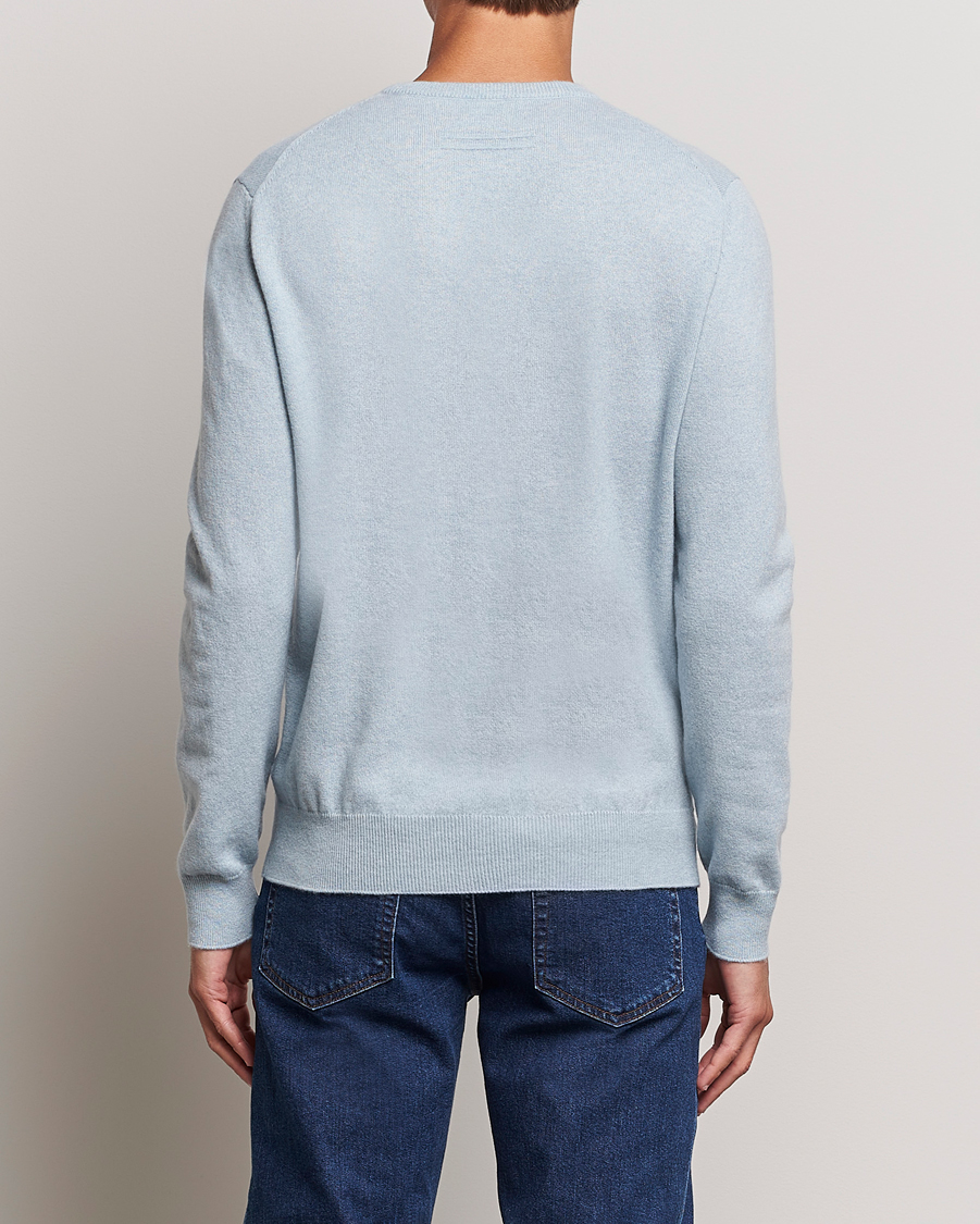 Herr | Tröjor | Zegna | Oasi Cashmere Crew Neck Light Blue