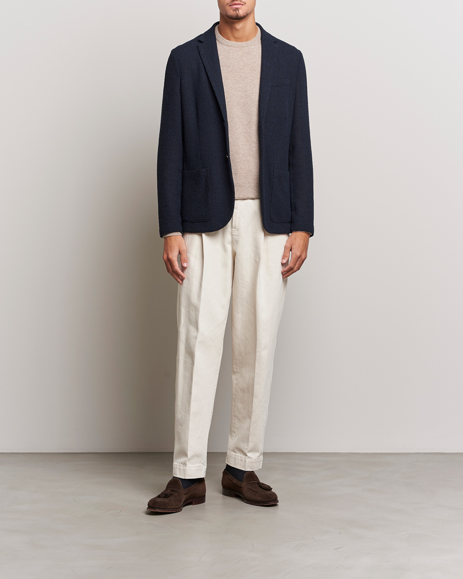 Herr | Tröjor | Zegna | Oasi Cashmere Crew Neck Beige