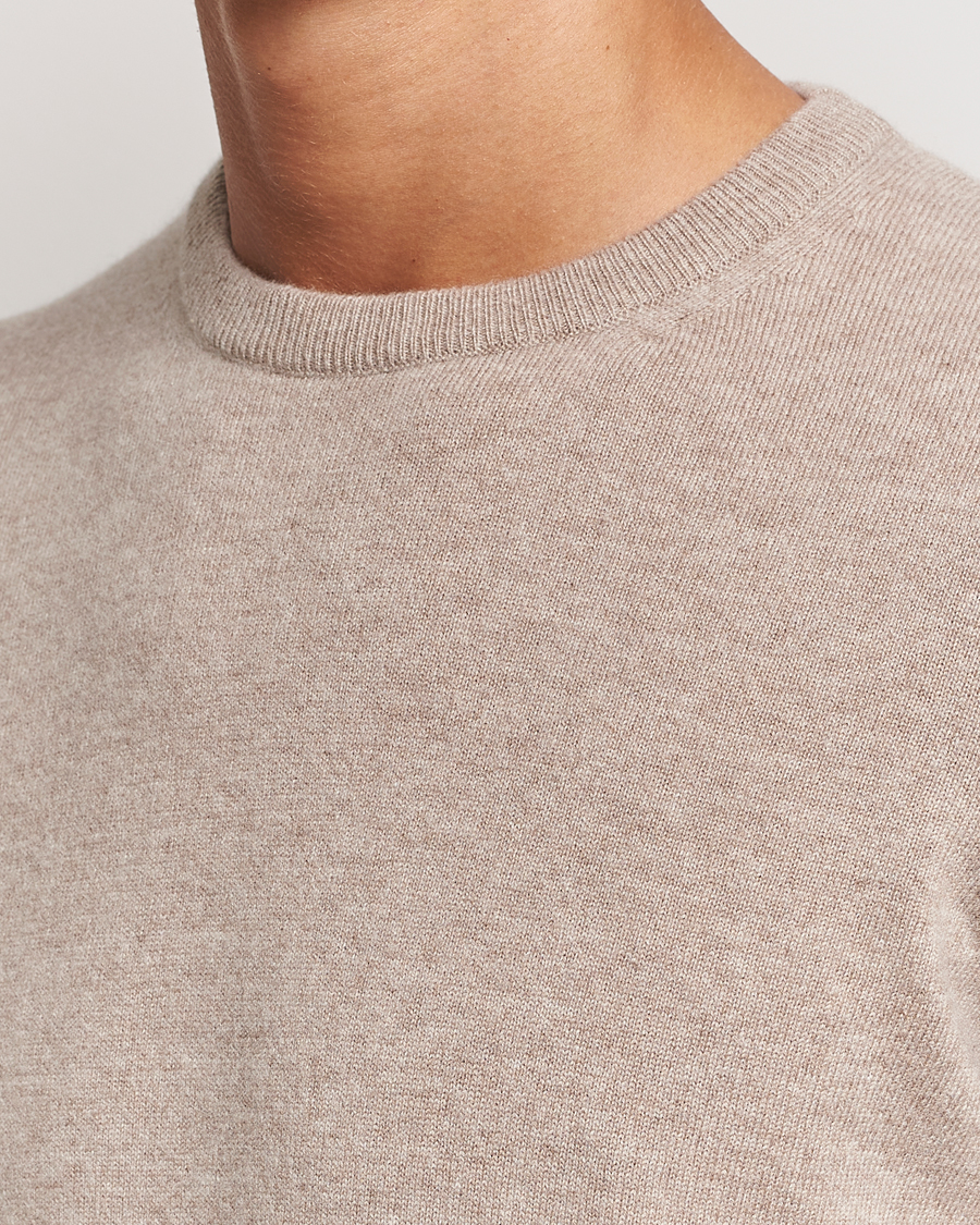 Herr | Tröjor | Zegna | Oasi Cashmere Crew Neck Beige