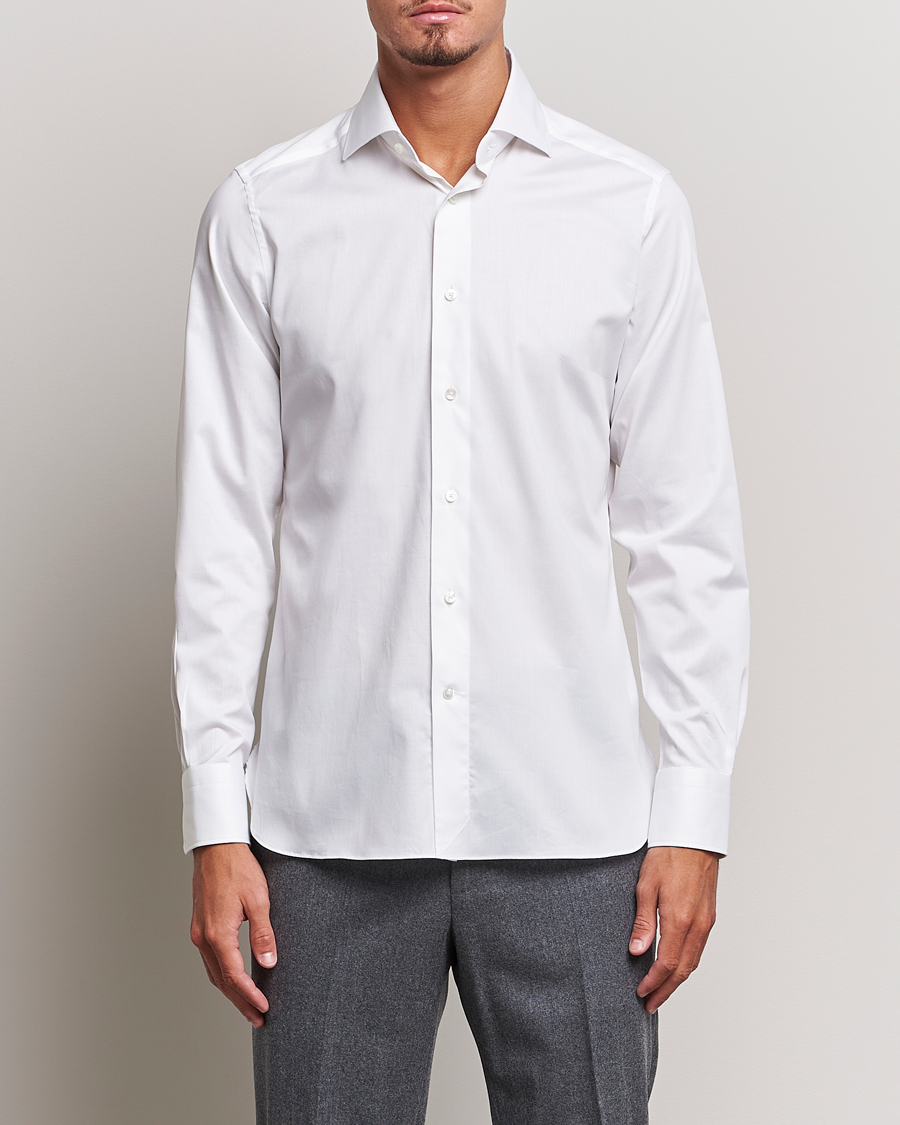 Herr |  | Zegna | Slim Fit Dress Shirt White