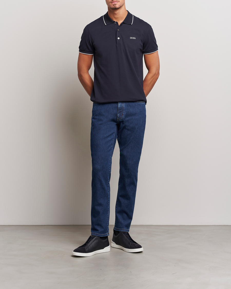 Herr | Jeans | Zegna | 5-Pocket Denim Pants Stone Wash
