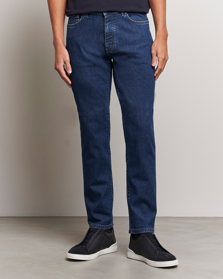 Herr | Jeans | Zegna | 5-Pocket Denim Pants Stone Wash