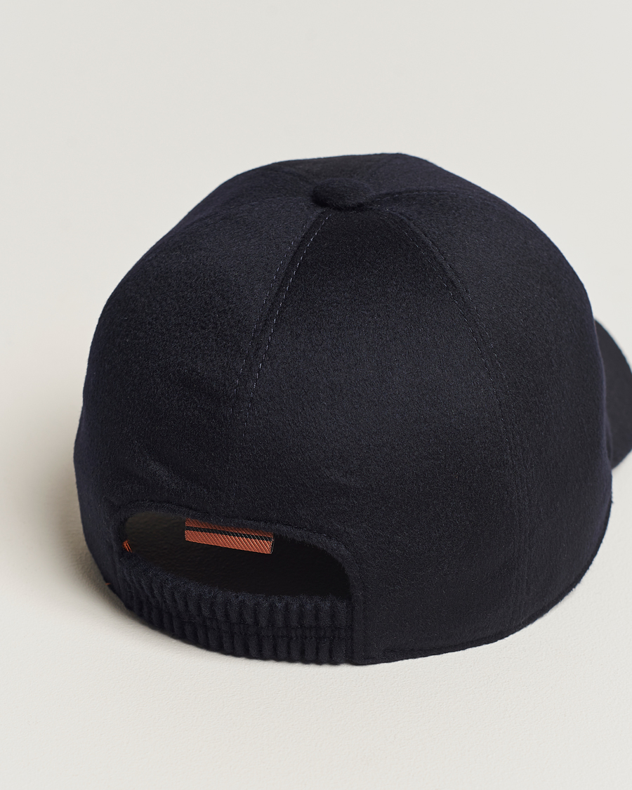 Herr | Zegna Cashmere Baseball Cap Navy | Zegna | Cashmere Baseball Cap Navy