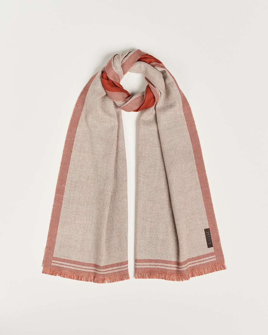 Herr | Zegna Wool/Cashmere Scarf Beige | Zegna | Wool/Cashmere Scarf Beige