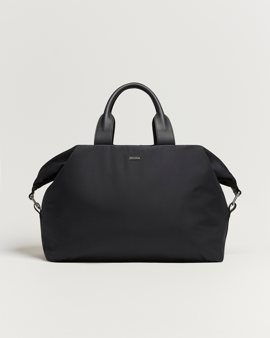 Herr | Zegna Luxury Nylon Holdall Black | Zegna | Luxury Nylon Holdall Black