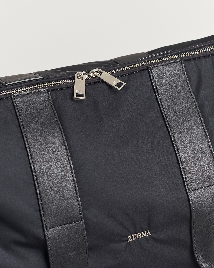 Herr | Zegna Luxury Nylon Holdall Black | Zegna | Luxury Nylon Holdall Black