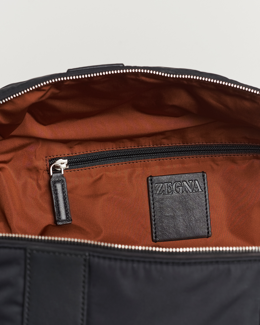 Herr | Zegna Luxury Nylon Holdall Black | Zegna | Luxury Nylon Holdall Black