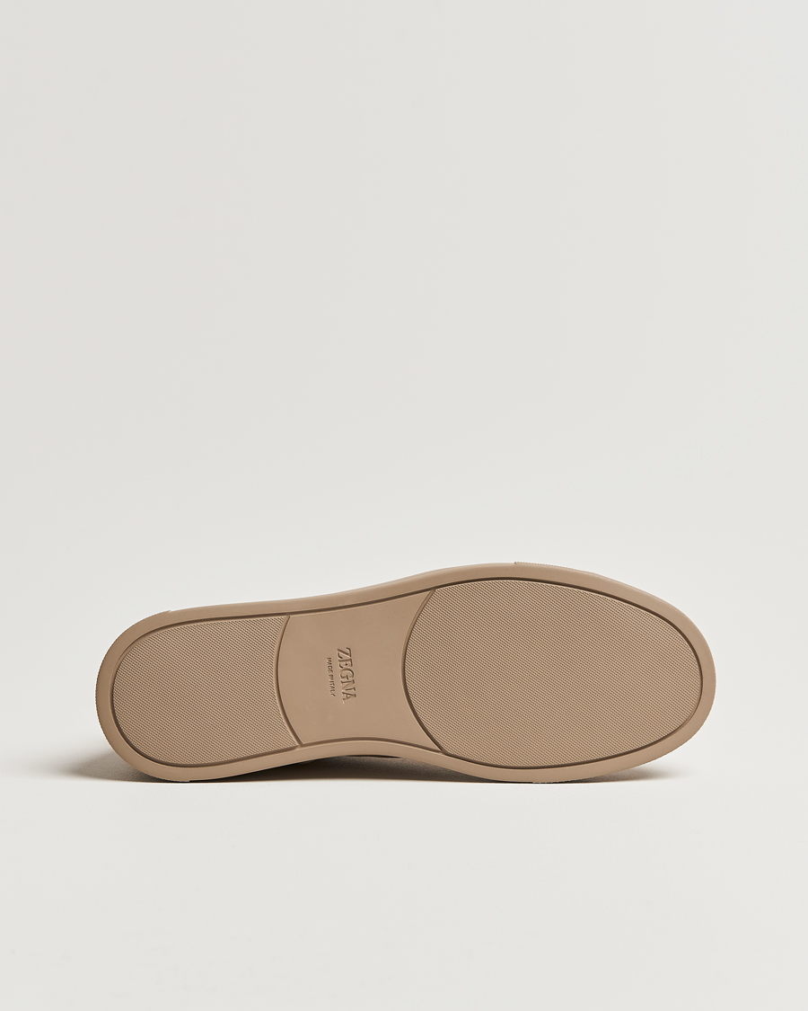 Herr | Zegna Triple Stitch Sneakers Full Beige Suede | Zegna | Triple Stitch Sneakers Full Beige Suede
