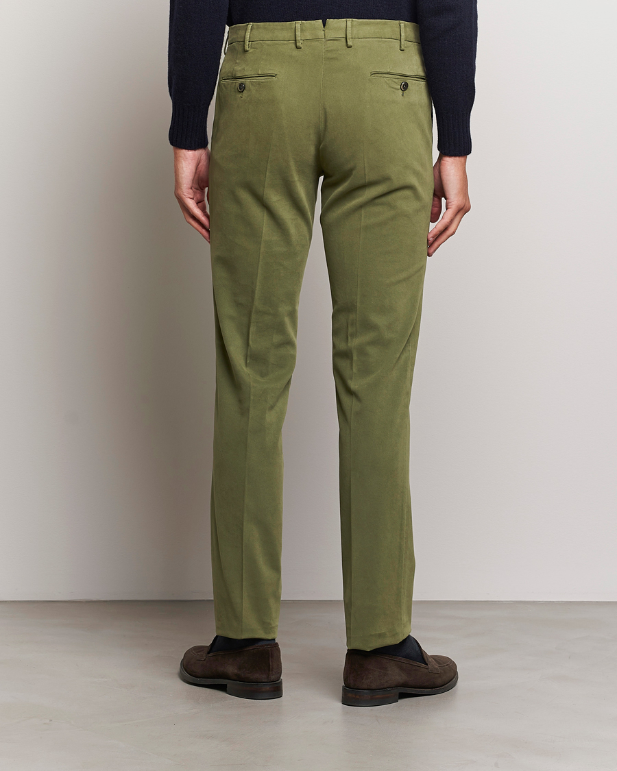 Herr | Byxor | PT01 | Slim Fit Cotton Stretch Chinos Dark Green
