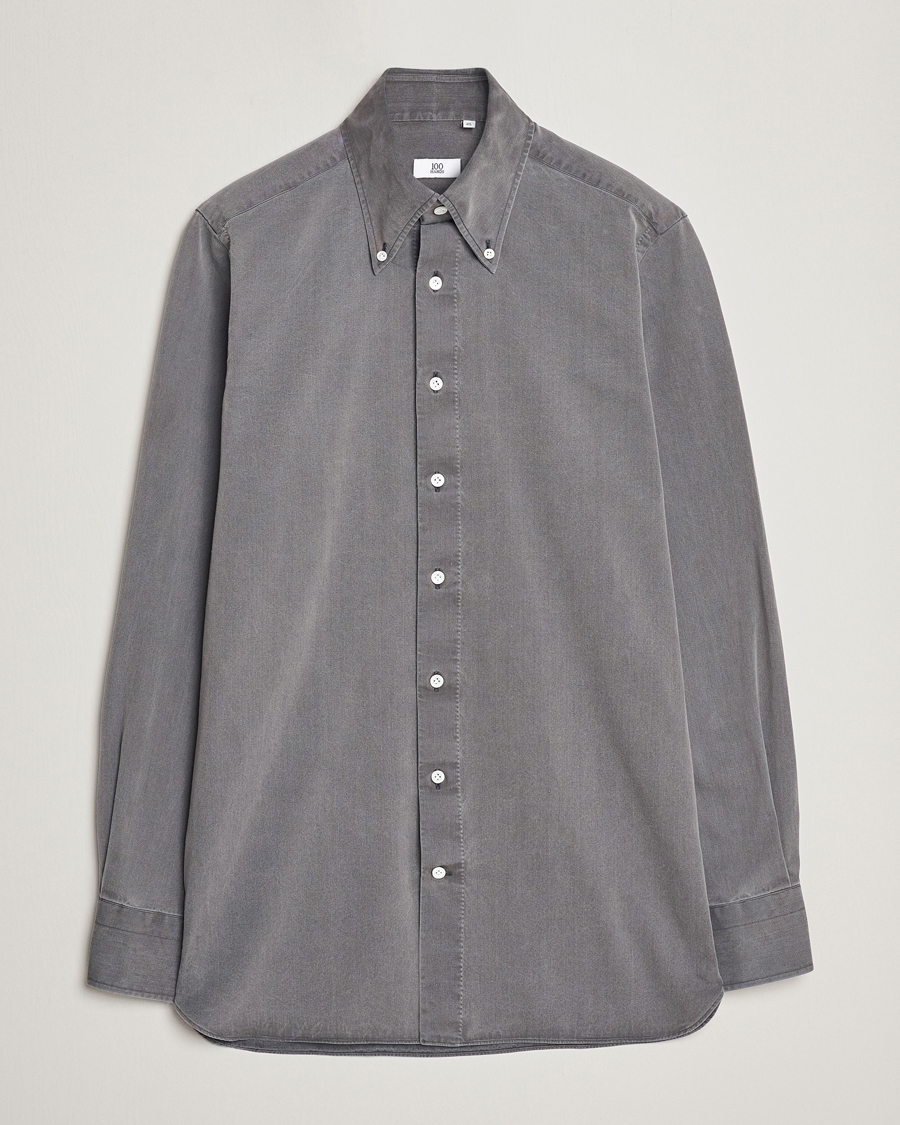 Herr | Skjortor | 100Hands | Cloud Washed Denim Shirt Grey