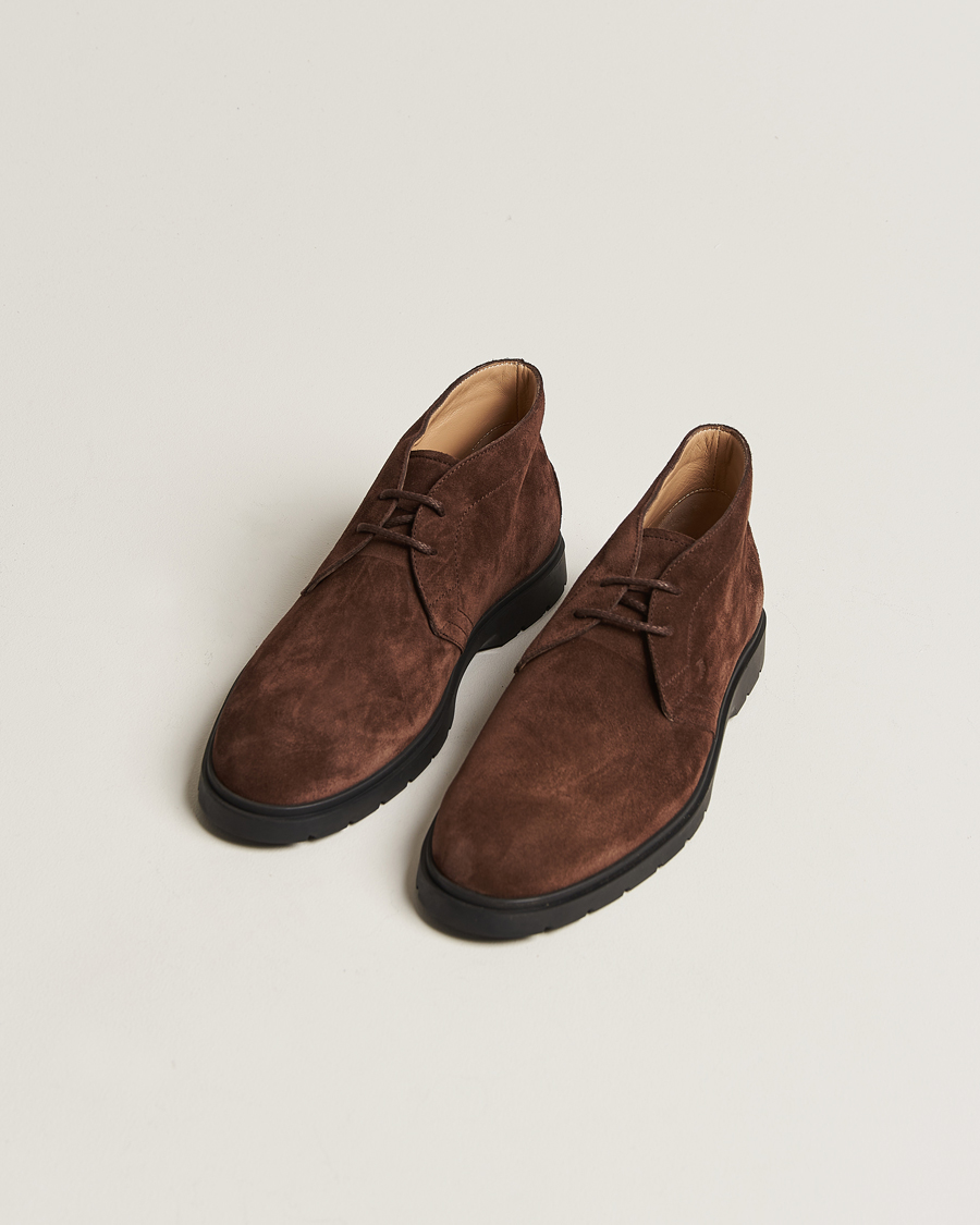 Herr | Tod's Polacchino Chukka Boots Dark Brown Suede | Tod's | Polacchino Chukka Boots Dark Brown Suede