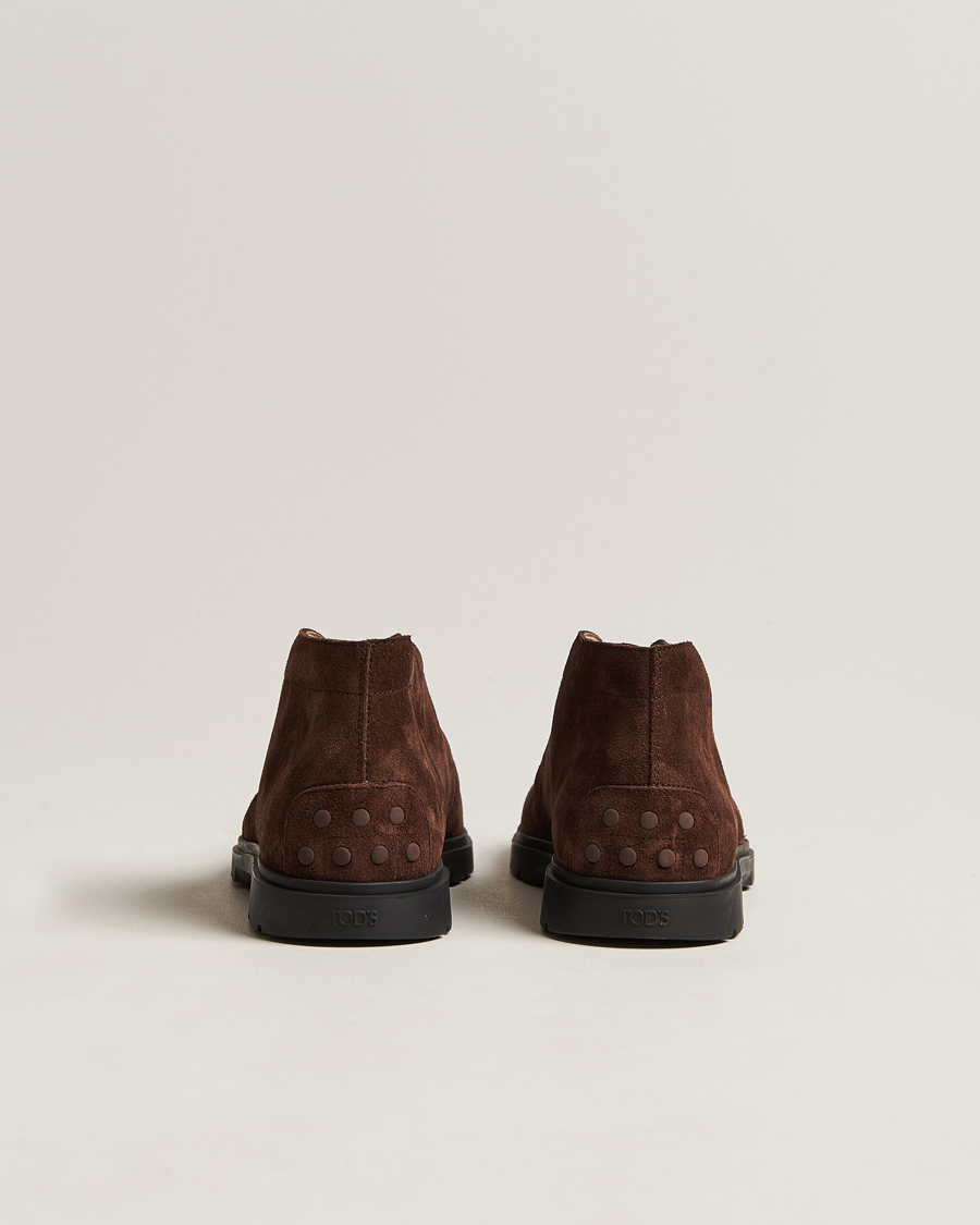 Herr | Tod's Polacchino Chukka Boots Dark Brown Suede | Tod's | Polacchino Chukka Boots Dark Brown Suede