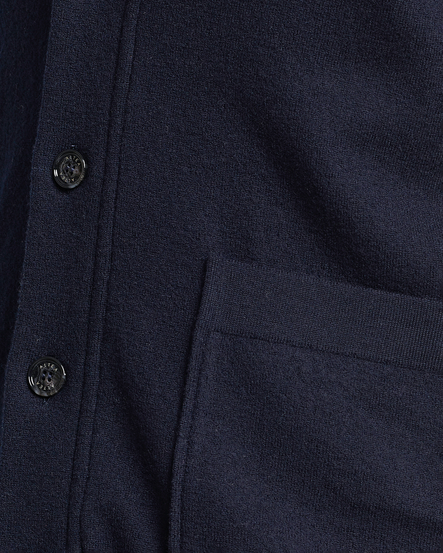 Herr | Tröjor | Altea | Wool Chore Jacket Navy
