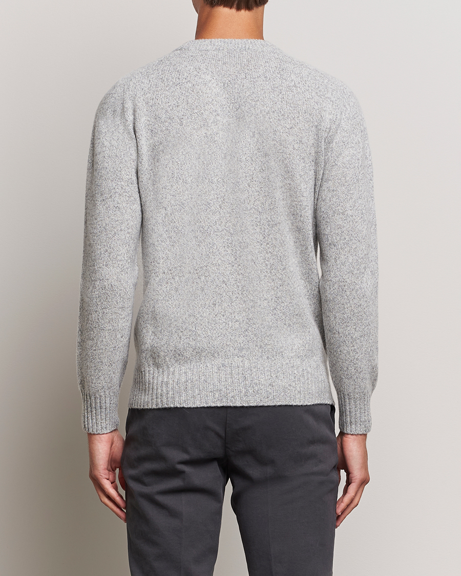 Herr | Tröjor | Altea | Wool/Cashmere Crew Neck Pullover Grey Melange