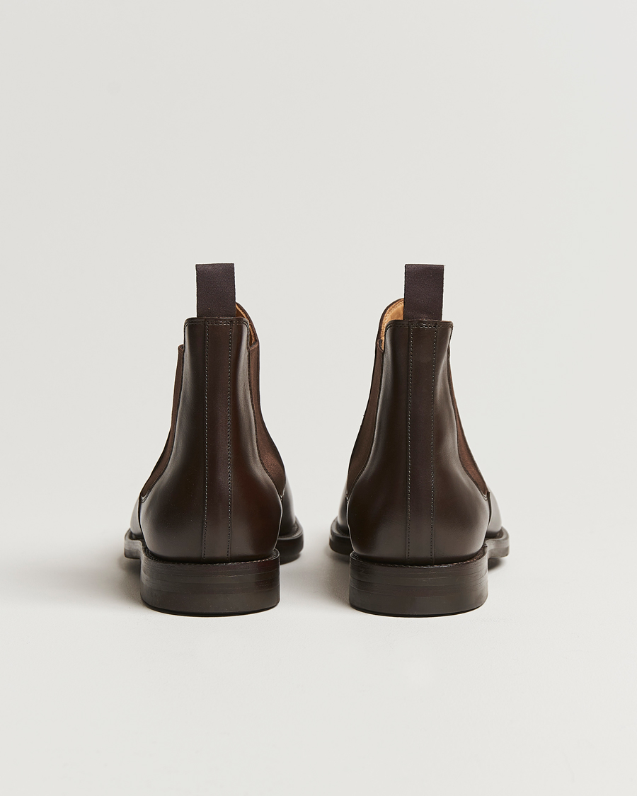 Herr | Kängor | Crockett & Jones | Chelsea 5 Dk Brown Wax Calf