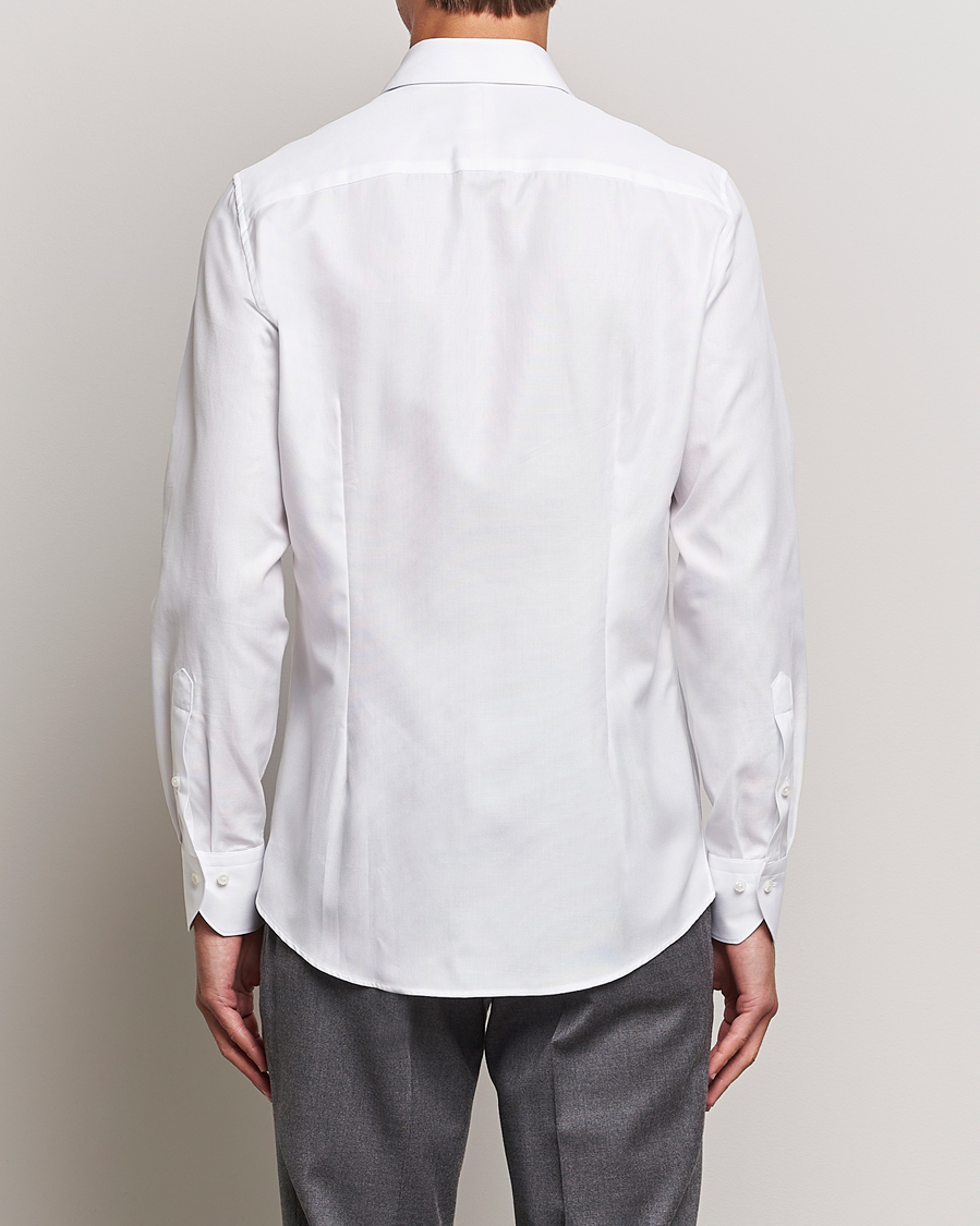 Herr | Skjortor | Stenströms | 1899 Slim Cotton Royal Oxford Shirt White