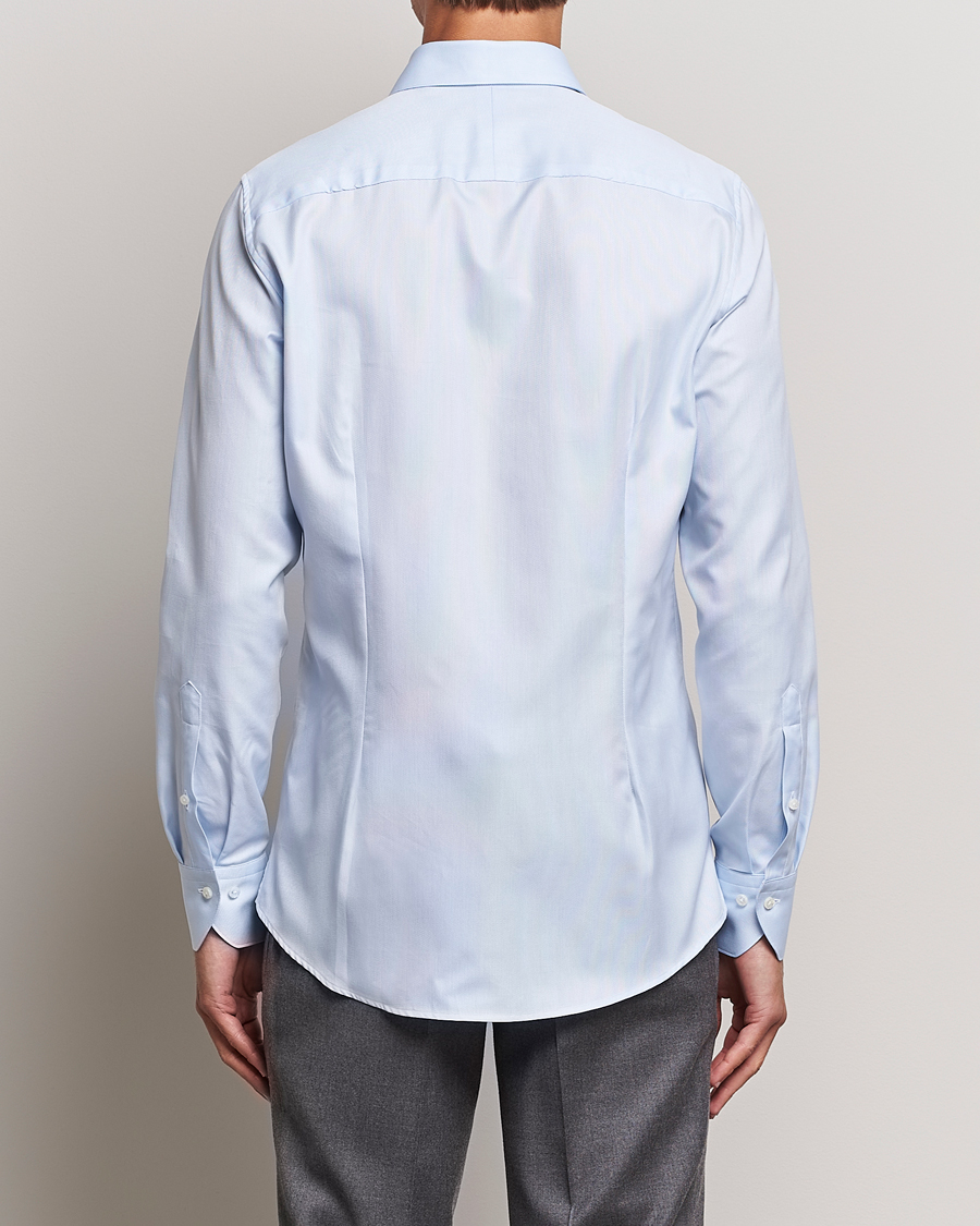 Herr | Skjortor | Stenströms | 1899 Slim Cotton Royal Oxford Shirt Light Blue