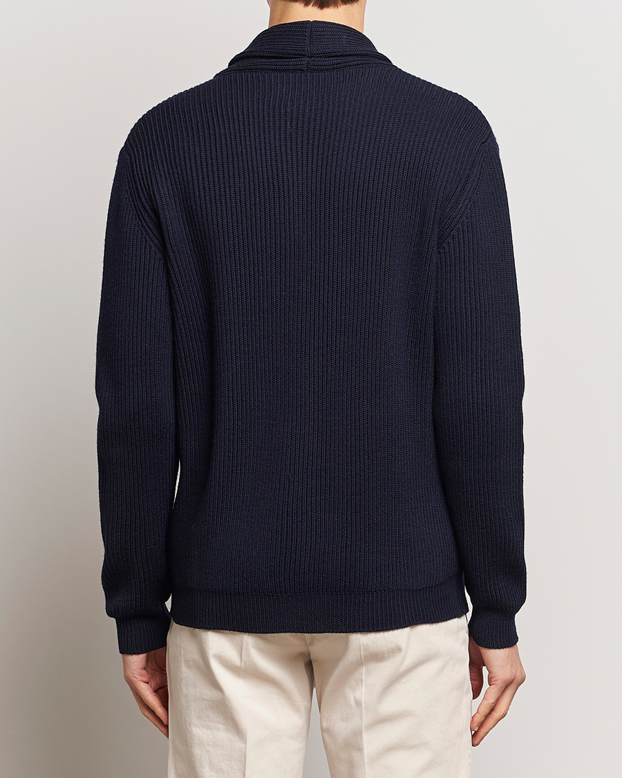 Herr | Tröjor | Altea | Shawl Collar Cardigan Navy