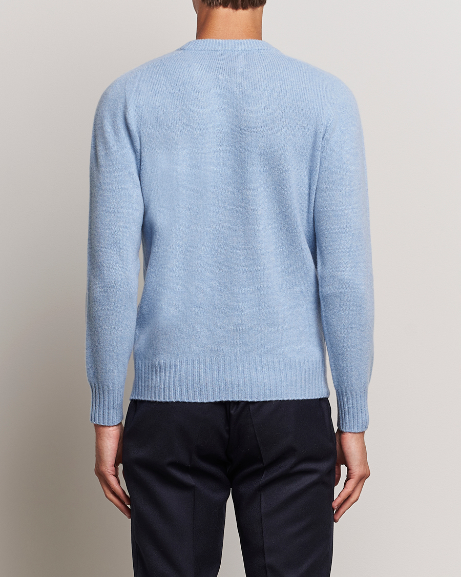 Herr | Tröjor | Altea | Wool/Cashmere Crew Neck Pullover Light Blue
