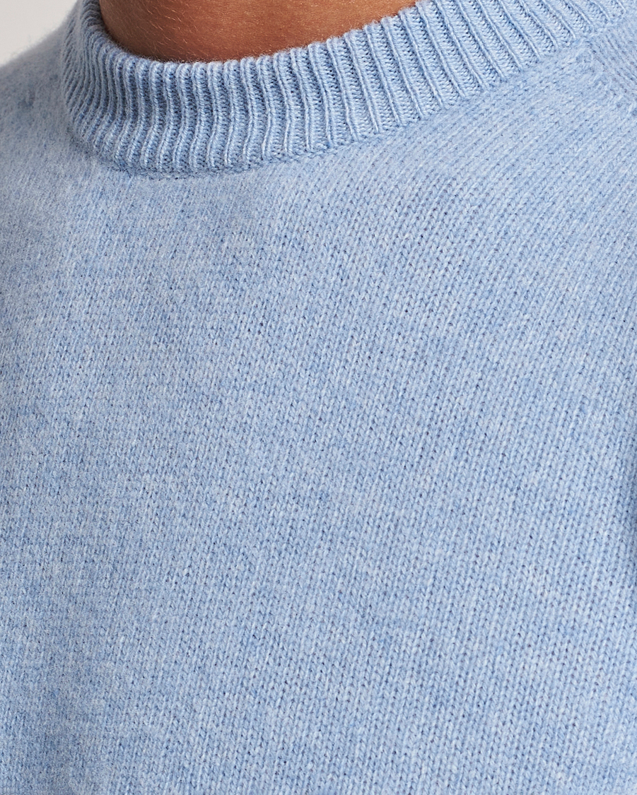 Herr | Tröjor | Altea | Wool/Cashmere Crew Neck Pullover Light Blue